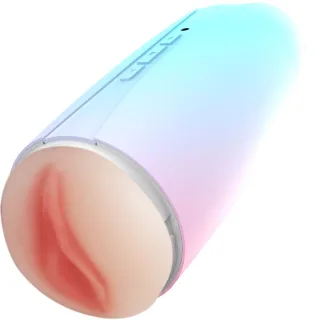 Masturbator Rainbow Vagina & Mund mit Vibration