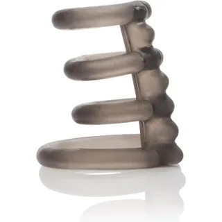 Penisring Dr. J Support Master Triple Glatt Grau 6,25 x 6,25 cm