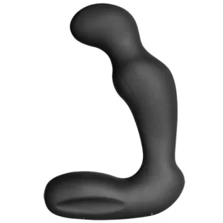 Prostata-Stimulator Sirius Elektro aus Silikon Schwarz 10 x Ø 4,45 cm