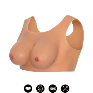 Accessoire Alter Ego Tragbares Brust-Top Cup E Natur