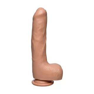 Dildo The D Uncut D fest mit Hoden Natur 17,8 x Ø 4,3 cm
