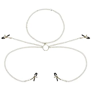 Nippelklemmen Fetisch 4 mit Kette