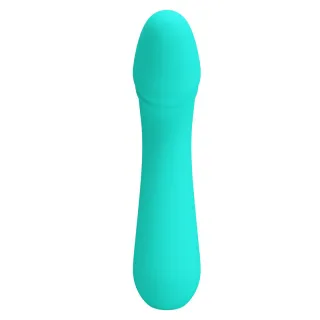 G-Punkt-Vibrator Cetus Wiederaufladbarer Aqua Green 15 x 3,5 cm