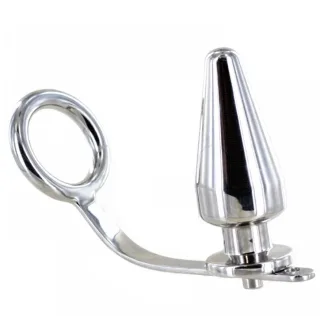 Stahlring-Analplug Groß 8 x 5,5 cm