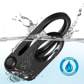 Penisring Vibro-Twins Doppel Schwarz