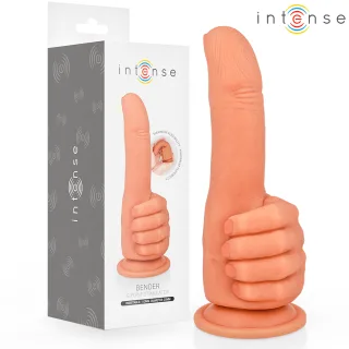 Dildo Intense Bender G-Punkt-Stimulator mit Faustsockel Natur 11,3 x 3,5 cm