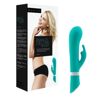 Rabbit-Vibrator Bwild Deluxe Bunny Jade Weiß 19,03 x 3,75 cm