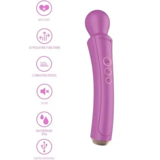 Vibrator Curved Wand Fuchsia