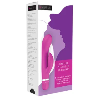 Rabbit-Vibrator Bwild Classic Marine Rabbit Cerise