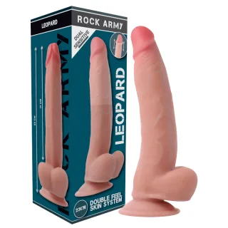 Realistischer Dildo Leopard Natur 23 x Ø 4,77 cm