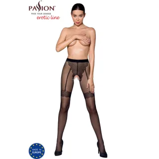 Strumpfhose Tiopen Schwarz Größe 1/2 20 den Modell 4