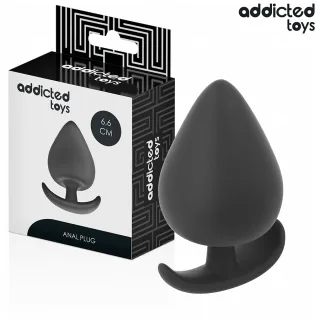 Analplug Größe M Schwarz 6,6 x 3,4 cm