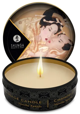 Shunga Massage Candle Desire – Massagekerze mit Vanilleduft 30 ml
