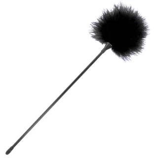 Federkitzler Schwarz 42 cm