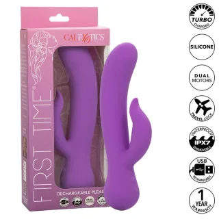 G-Punkt-Vibrator First Time Wiederaufladbar Lila 13,25 x 3,75 cm
