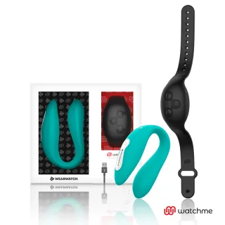 Vibrator Watchme Dual Aquamarin/Schwarz
