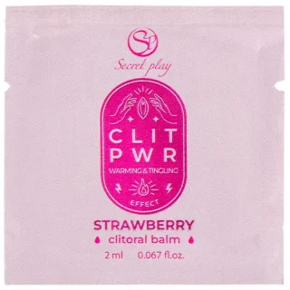 Stimulationsgel Clit PWR Erdbeere Einzeldosis 2 ml