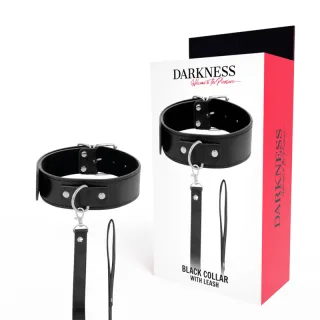 Halsband Posture-Collar mit Leine Schwarz