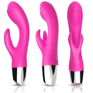 Rabbit-Vibrator Fuchsia 20 x 6 cm