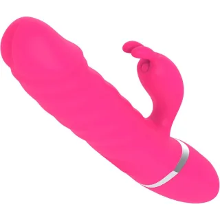 Rabbit-Vibrator Naughty Fuchsia 24 cm