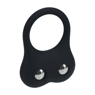 Penisring Training aus Silikon Schwarz M