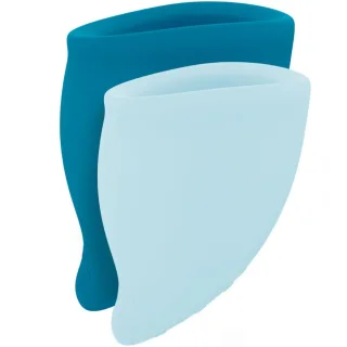 Menstruationstasse Kit Türkis