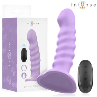 Vibrator Brenda M Spiralendesign 10 Vibrationen Lila Fernbedienung 14 x 3 cm Modell 2