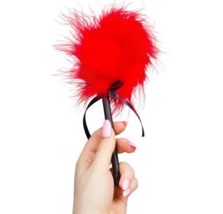 Fetisch-Toy Red Marabou Duster Rot