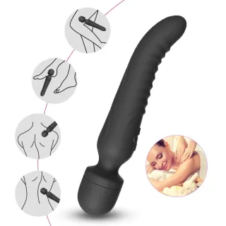 Massagestab Mission mit Wärmeeffekt Schwarz