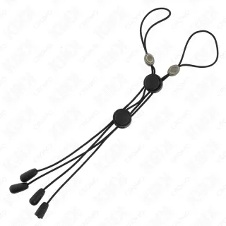 Nippelklemmen Schwarze Detail-Nippelklammern mit Schwarzem Gummiband