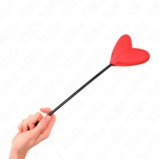 Fetisch-Toy Rote Herzförmige Palette Schwarz