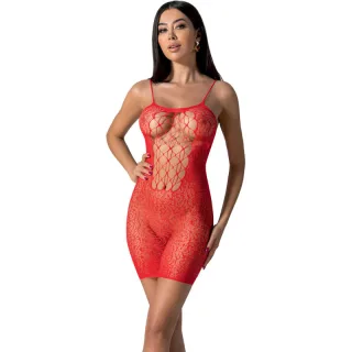 Roter Bodystocking Schwarz Einheitsgröße Modell 2