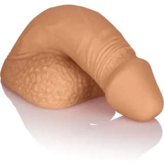 Realistischer Dildo Silikon-Packer Penis Karamell 12,75 x 3,75 cm