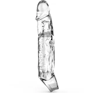 Penishülle Verlngerung Lang Transparent 19 x 3,5 cm