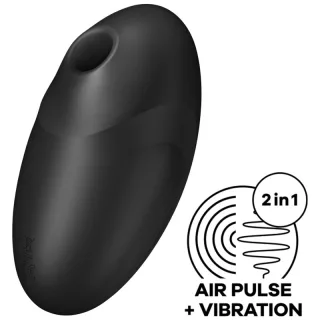 Vibrator Vulva Lover 3 Luftpulsstimulator & Schwarz
