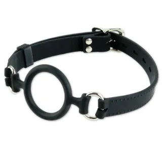 Knebel Silicone O-Ring Gag Schwarz Ø 3,8 cm