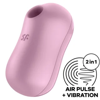 Vibrator Cotton Candy Air Pulse Stimulator & Lila