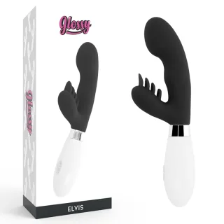 Elvis Rabbit-Vibrator Schwarz 12 cm