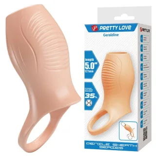 Penishülle Pretty Love Geraldine verdickend Natur 12,7 cm
