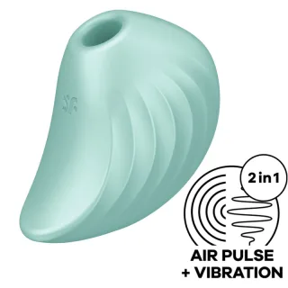 Vibrator Pearl Diver Air Pulse Stimulator & Grün