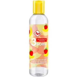 Gleitgel ID 3Some essbar Erdbeere und Banane auf Wasserbasis 118 ml