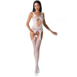 Woman Weißer Bodystocking Einheitsgröße Modell 7