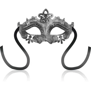 Maske Masken Venezianischer Stil Silber
