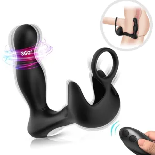 Prostatavibrator Surround Anal- & Hodenstimulator Breit 9,4 x 3,6 cm