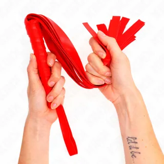 Peitsche Rote Breitschwanzpeitsche Schwarz