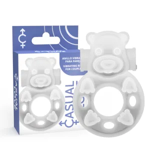 Penisring 26 Häschen-Vibrationsring Transparent