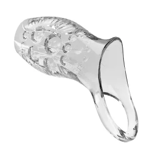 Penishülle Pretty Love Geraldine strukturiert Transparent 12,7 cm