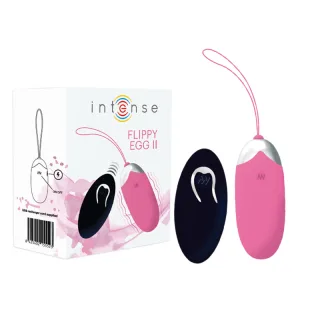Ei-Vibrator Intense Flippy II mit Fernbedienung Rosa 7 x 2,8 cm