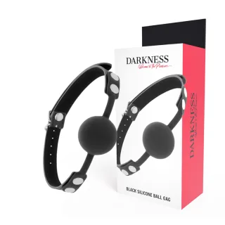 Knebel Ballknebel aus Silikon Schwarz