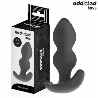 Analplug Größe L Schwarz 11,7 x 3,4 cm